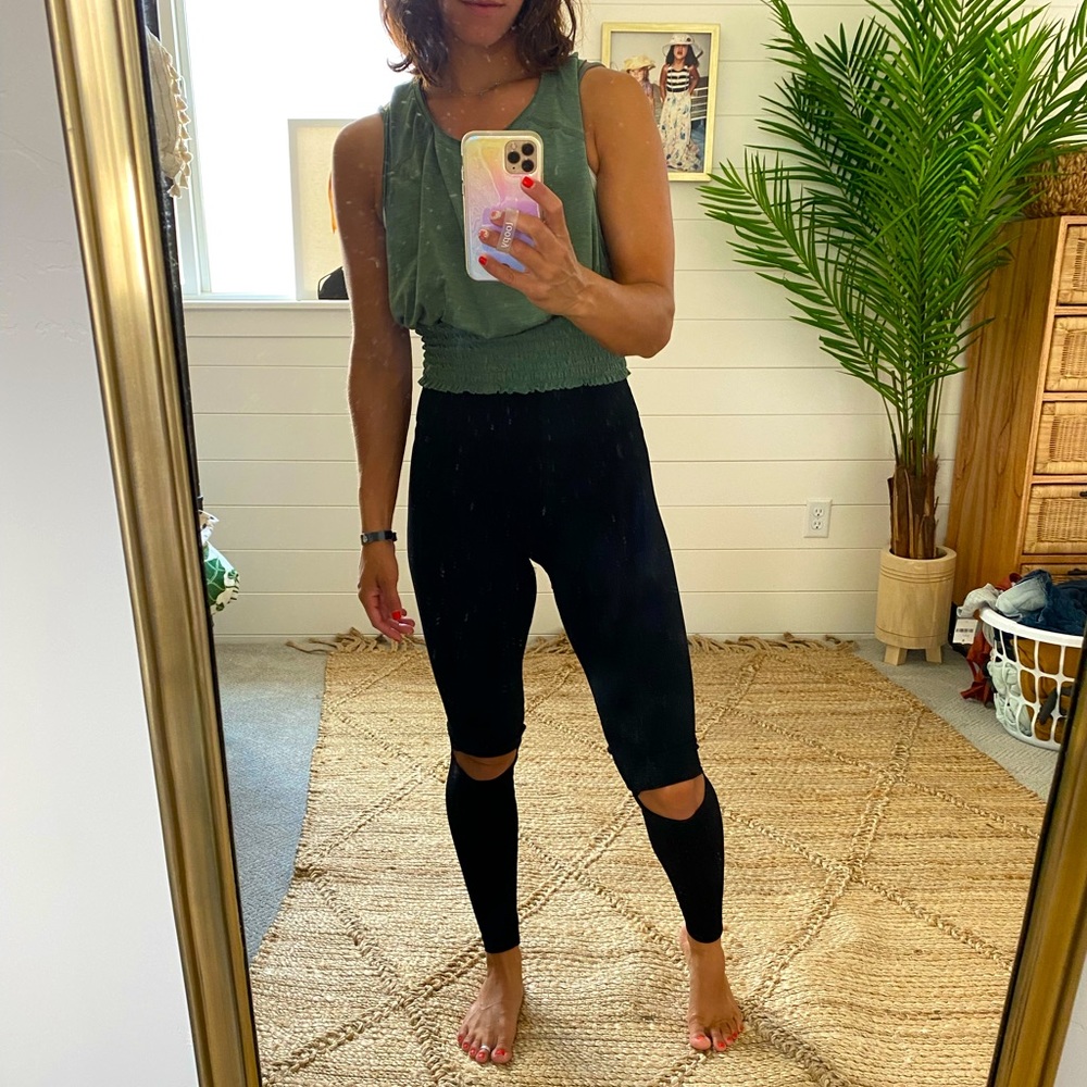 Free People Knee-slit legging